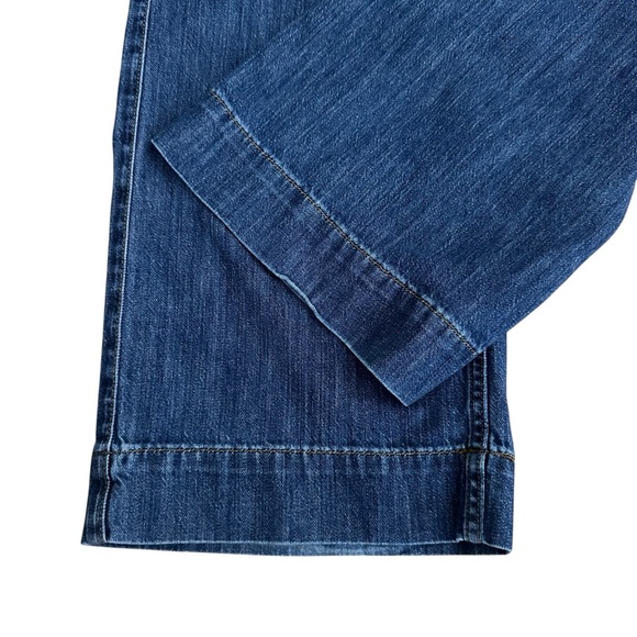 J. CREW Denim Wide Leg Trouser Jeans Elevated Casual Retro 70s Style BL905 Sz 28 - Picture 4 of 12